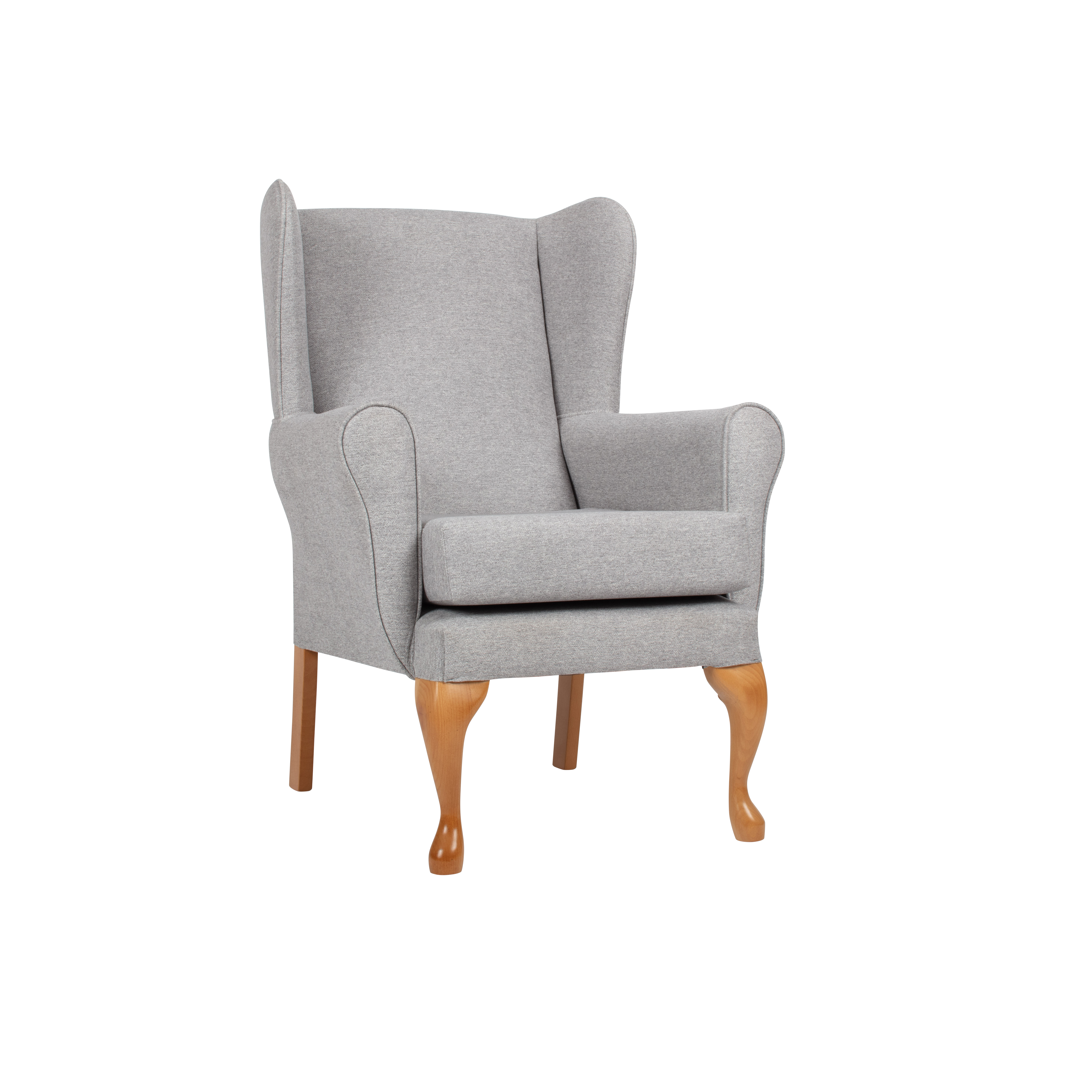 Queen anne fireside shop chair